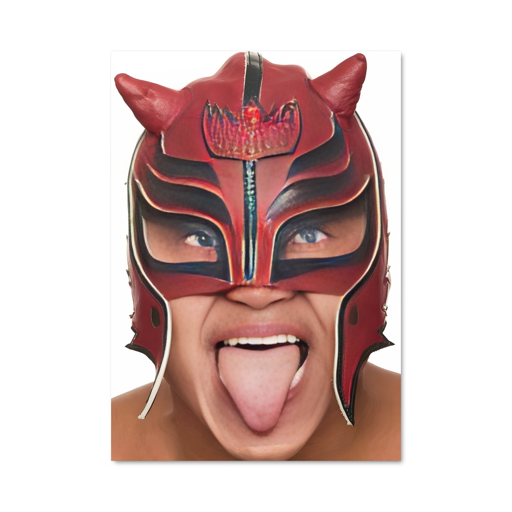 Poster Rey Mysterio Catch Ambiance moderne